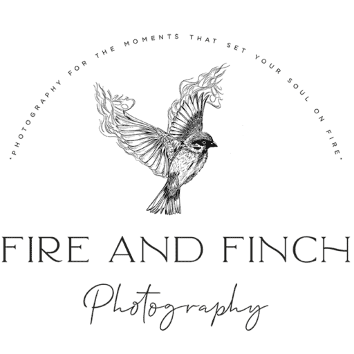 Family and Maternity Photographer, Fire and Finch Photography Logo